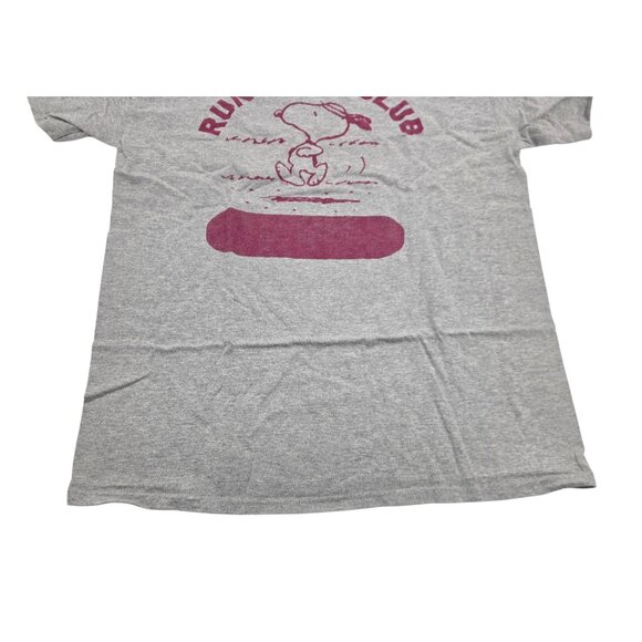 NWT Women's - Peanuts Runners Club Cotton Graphic T-Shirt, Size Medium - Picture 4 of 7